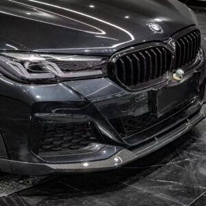 2021+ BMW G30 5 Series Carbon Fiber M Performance Style Carbon Fiber 3 Piece Front Lip Set (V2)