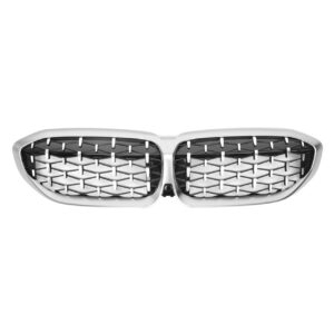 BMW G20 330i / M340i 3 Series Diamond Grilles (Matte Chrome)
