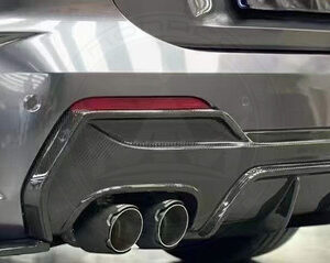 BMW G22/23 430i 4 Series 3D Style Carbon Fiber 3 Piece Diffuser Set