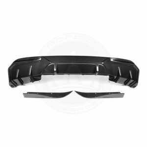 BMW G26 i4 Vacuumed Dry Carbon Fiber X Style 3 Piece Diffuser Set